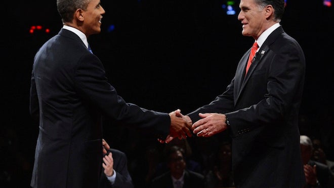 Presidential Debate, Obama Romney