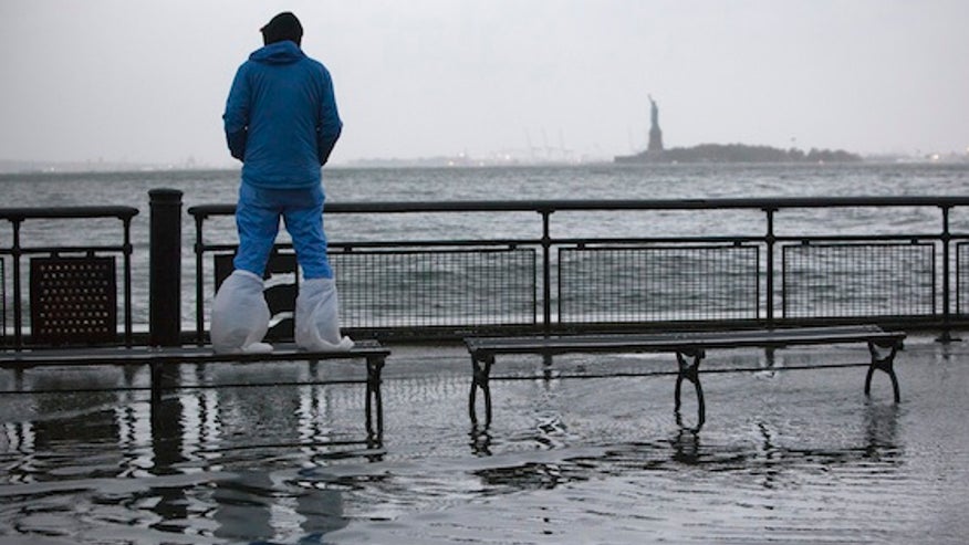Battery Park, Battery Park Hurricane Sandy