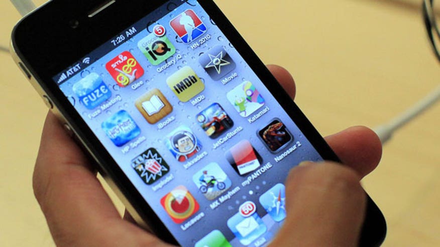 Apple iPhone 4 Closeup of Apps