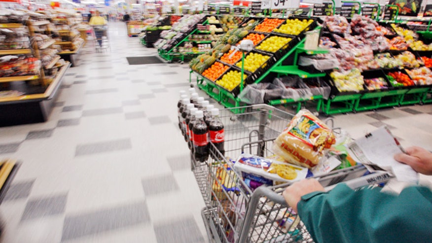 Shopping Cart at Supermarket