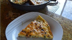 Spinach and chorizo frittata is the perfect breakfast or brunch recipe for the entire family!