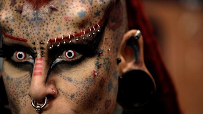 The vampire woman, riots andCarnival-prep make up the best pictures from around the world this week.