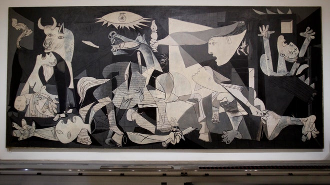 armes de poings des combattants nationalistes espagnols (guerre d'Espagne) Spain%20Guernica
