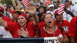 The leader of a union representing , federal immigration officers said Monday his group is joining a growing list of similar organizations opposed to the sweeping immigration bill crafted by the Gang of Eight lawmakers and under consideration in Congress.