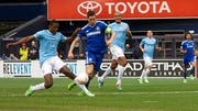 Fox News Latino was at Yankee Stadium last month as British Premier League Soccer teams Chelsea and Manchester City faced off. Chelsea's Fernando Torres and Man City's Sergio Agüero were just a couple of the Latino stars that took the field.

Photos taken by Andrew O'Reilly.