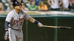 The third baseman hit his ,th career hit as a Tiger and drove in his ,th career run.