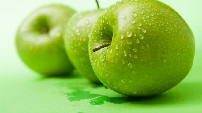 green apples