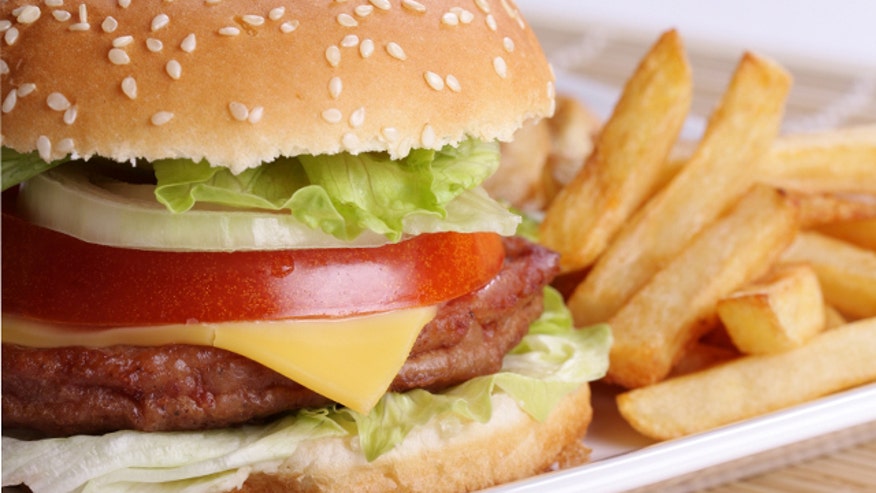 Burger and Fries