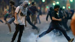 >Police in Rio de Janeiro used tear gas to disperse around 100 protesting teachers who tried to disrupt the city council vote on a wage increase.