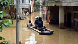 At least eight people are dead and five are missing after flooding and landslides hit eastern Indonesia, an official said on Tuesday.