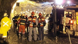  Rescue officials say falling rocks are hampering their progress in reaching  trapped workers at a U.S.-owned gold and copper mine in Indonesia, and chances of finding any more survivors are declining.
