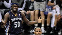  Mike Conley wouldn't let Zach Randolph take the blame for the Memphis Grizzlies' blowout loss in Game  of the Western Conference finals.