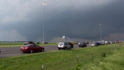  The National Weather Service says the tornado that hit Moore, Okla., was a top-of-the-scale EF- twister with winds of at least  mph.