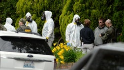  The FBI says a -year-old man has been arrested following last week's discovery in Washington state of a pair of letters containing the deadly poison ricin.