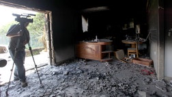 Five men are under round-the-clock U.S. surveillance in Libya, wanted for questioning in the attack last year on the diplomatic mission in Benghazi, Libya.