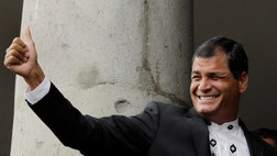  Ecuador's Rafael Correa is starting a third term as president under seemingly ideal conditions: extremely high popularity, a more than two-thirds majority in Congress, a stable economy and a badly splintered opposition.