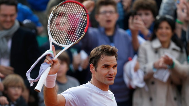 Roger Federer French Open 2013