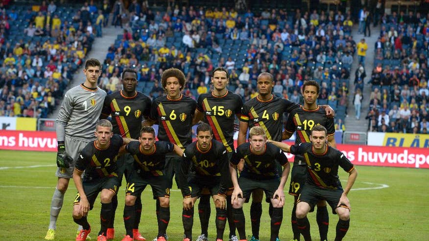 Belgium's national football team in 2014