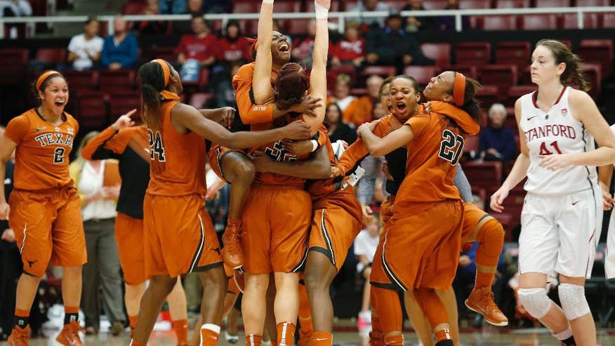 Enemkpali scores 18 as No. 10 Texas women past No. 6 Stanford 87-81