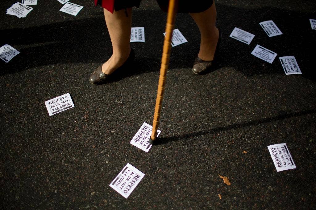 Argentina's top court backs 97-year-old justice after government says he's unfit to serve