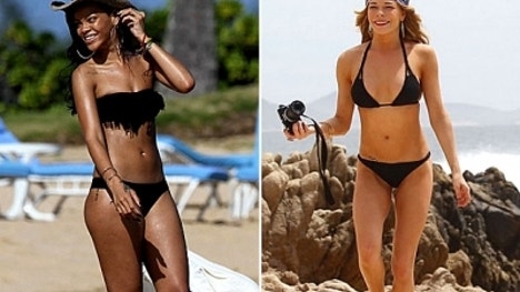 If there are two women capable of igniting a bikini trend, its these two.