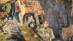 A huge quarry, along with tools and a key, used by workers some , years ago have been discovered during an excavation in Jerusalem prior to the paving of a highway, Israel authorities said.