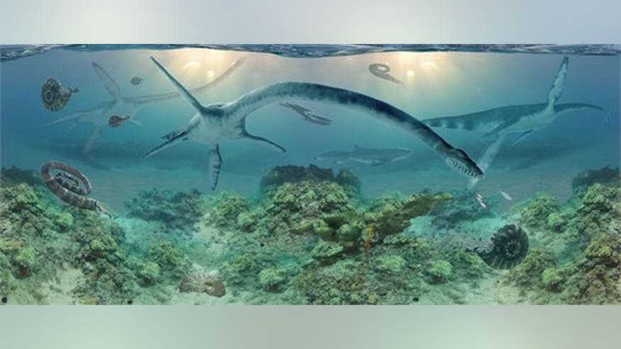 elasmosaur-painting