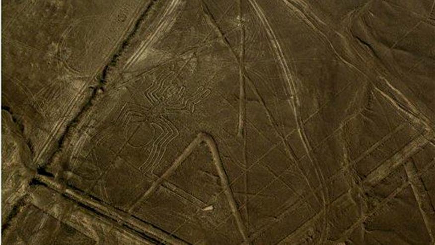 Ancient designs in Peru desert revealed by sandstorms