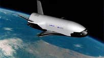 After more than a year in space, the U.S. Air Force's secretive robotic space plane, the X-B, is coming down soon.That's the word May  from officials at Vandenberg Air Force Base in California, the site where the reusable miniature space shuttle will land in the next few weeks.