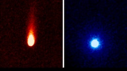 >A comet that could put on a dazzling show when it zooms through the inner solar system later this year is already blasting out huge amounts of gas and dust, new observations by a NASA spacecraft show.