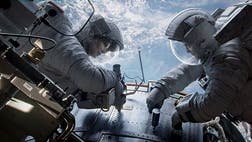 Now that Gravity is pulling audiences into theaters, moviegoers are getting their first look at the dramatic thriller about stranded spacewalkers.