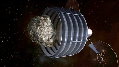 A draft spending bill from the House would drop funding for President Obama's proposed asteroid retrieval project and steer funding back toward lunar exploration.