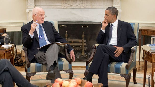 John Glenn Barack Obama presidential medal