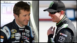 Kasey Kahne spun out racing Kyle Busch for the lead at Darlington last week…