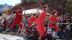 From parading sheep to coffin races, and not a pumpkin patch in sight.