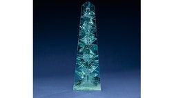 The world's largest cut aquamarine gem will soon go on display in its new home at the Smithsonian's National Museum of Natural History.              