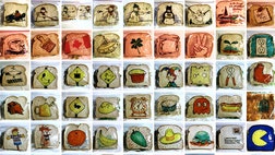 >For graphic designer David LaFerriere, packing his kids’ lunch involves more than just spreading some peanut butter and jelly on white bread. The Massachusetts father-of-two has been drawing illustrations on his children’s sandwich bags since 2008.