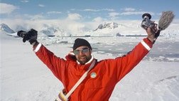 Michael Wigge left Berlin without a penny and traveled , miles to Antarctica, hitchhiking, bartering and working his way by ship, plane, car and foot, from Europe to Canada and the U.S. and then through Latin America.