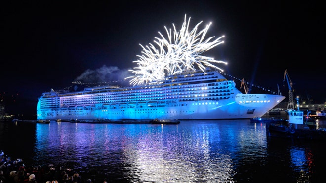Cruise Ship Fireworks FBN