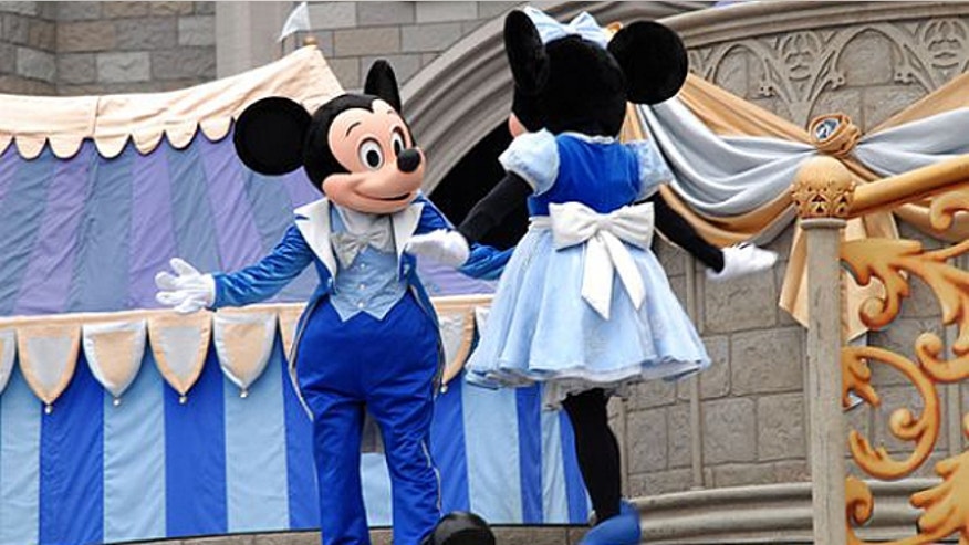 Mickey and Minnie Mouse