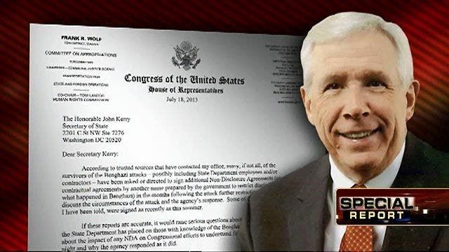 Rep. Wolf says Benghazi survivors were asked to sign non-disclosure agreements | Fox News Rep. Wolf says Benghazi survivors were asked to sign non-disclosure agreements | Fox News