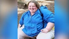 Britain's heaviest teenager, who is believed to weigh more than  pounds (kg), had to have part of her house demolished because she was too big to leave it