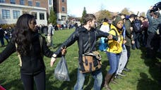 So-called safe spaces -- where students can shield themselves from uncomfortable or dissenting viewpoints -- might be all the rage on colleges campuses, but they would not have been too popular with the founding fathers, say Constitutional law experts.