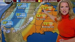 Midwesterners who had briefly swapped puffy coats for sandals and shorts switched back Tuesday as balmy conditions gave way to severe storms that carried a risk of tornadoes, freezing rain and, later, snow.