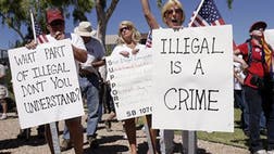 A former U.S. Customs and Border Protection officer pleaded guilty Thursday to taking bribes in exchange for letting illegal immigrants into the U.S.