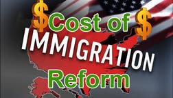 The comprehensive immigration overhaul being taken up in the Senate this week could cost taxpayers $. trillion if  million illegal immigrants are granted legal status, according to a long-awaited estimate by the conservative Heritage Foundation.