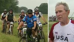 Fifteen wounded warriors rode with President Bush this year for the Third Annual Bush Center WK Wounded Warrior Mountain Bike Ride.