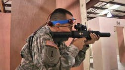 Laser tag is helping the country's armed forces keep their skills sharp.