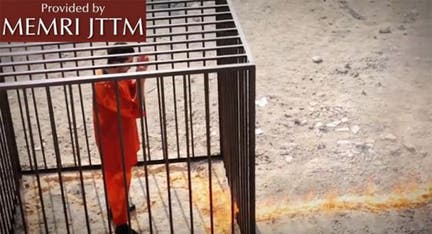 New ISIS video shows Jordanian pilot being burned alive