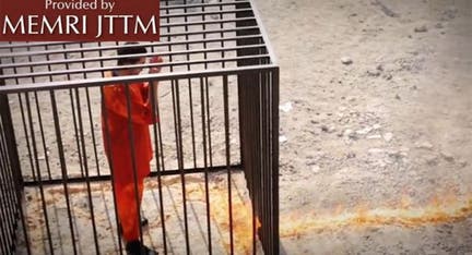 New ISIS video shows Jordanian pilot being burned alive